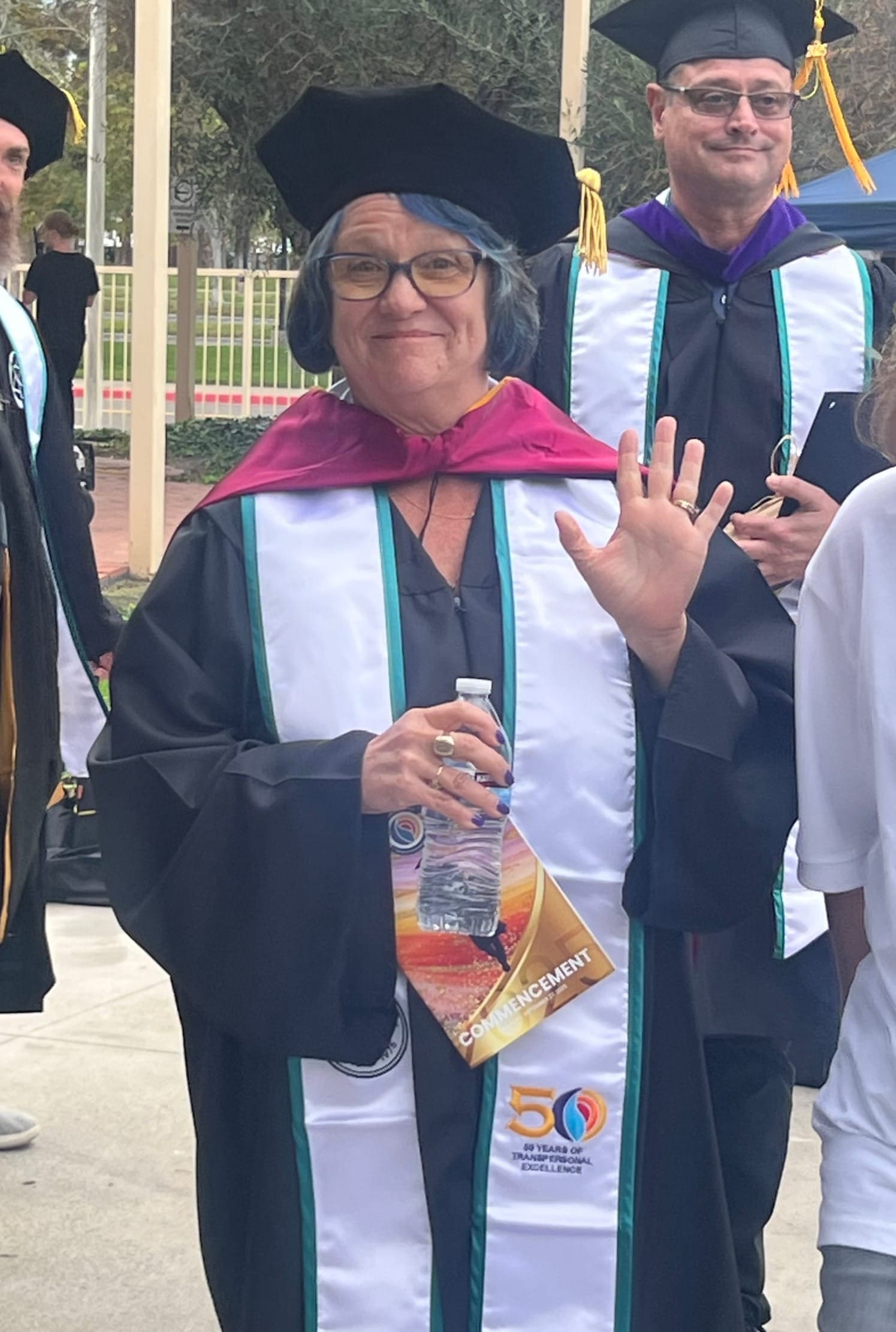 Chris and I decided that the PhD cap should be called a pompous ass hat...though I try not to be an ass hat when it is donned. 